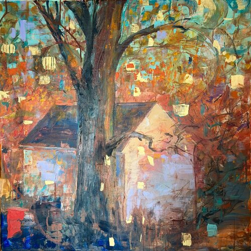 WINTER GOLD par James Griffin, Peinture en vente sur Singulart