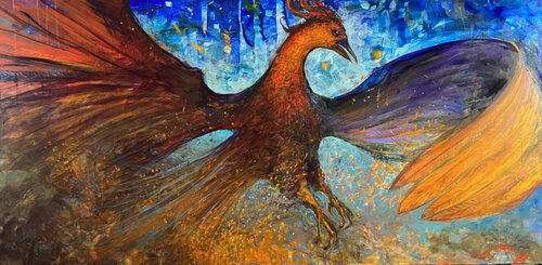 FIREBIRD di James Griffin, Pittura in vendita su Singulart