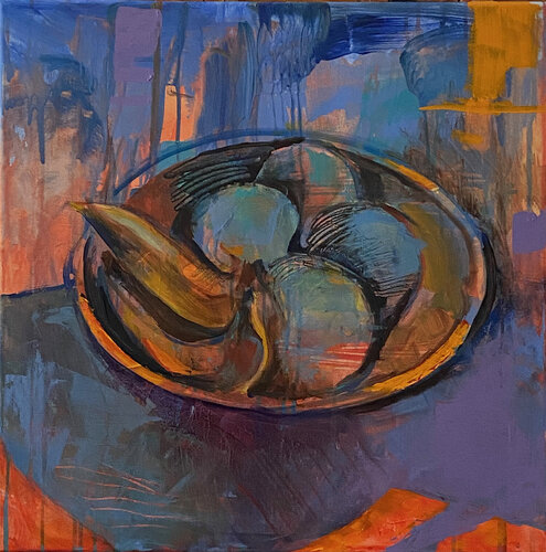 BOWL OF FRUIT by James Griffin, 회화 for Sale on Singulart
