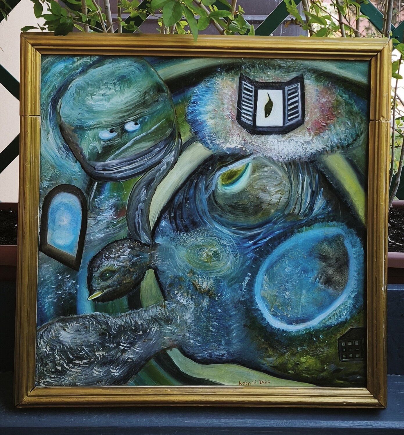 "oppressione e libertà" Roberto Costantini Pintura original en venta