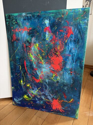 buntes Leben by Zwahlen Leonard, Painting for Sale on Singulart