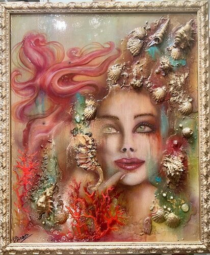 ÉMERVEILLEMENT DANS LES ABYSSES de BRIGITTE BRESSON, Pintura a la venta en Singulart