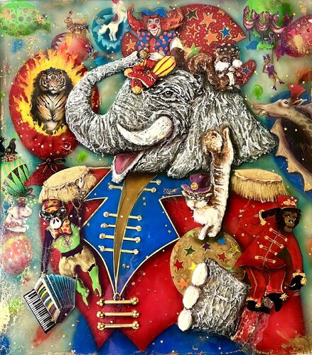 CIRCUS par BRIGITTE BRESSON, Peinture en vente sur Singulart