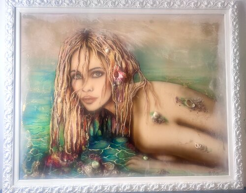 EMMANUELLE  BÉART by BRIGITTE BRESSON, Painting for Sale on Singulart