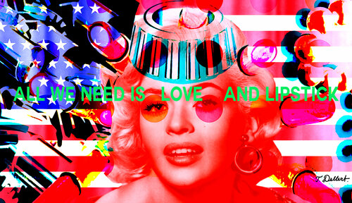 ALL WE NEED NOW IS LOVE and some Lipstick par Thomas Dellert, Édition en vente sur Singulart