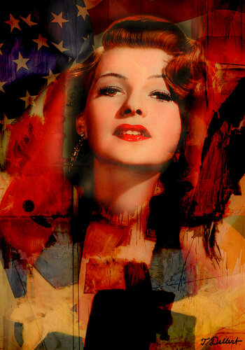 RITA HAYWORTH par Thomas Dellert, Édition en vente sur Singulart
