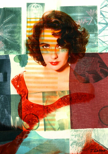 ELISABETH TAYLOR par Thomas Dellert, Édition en vente sur Singulart