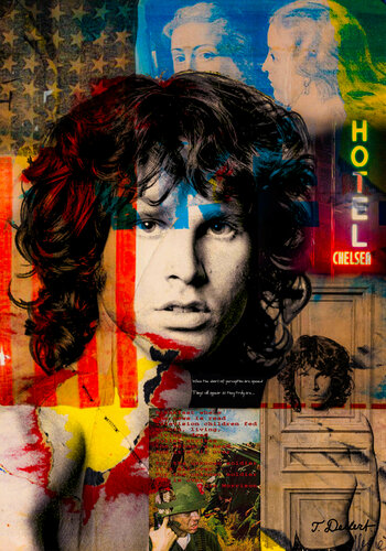 JIM MORRISON par Thomas Dellert, Édition en vente sur Singulart
