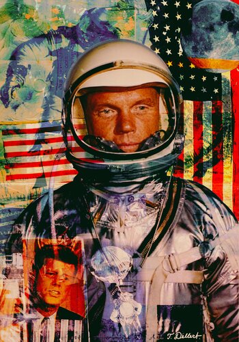 JOHN GLENN AND J.F.K. par Thomas Dellert, Édition en vente sur Singulart