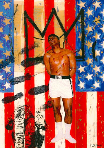 MUHAMMAD ALI         FIGHTER FOR PEACE par Thomas Dellert, Édition en vente sur Singulart