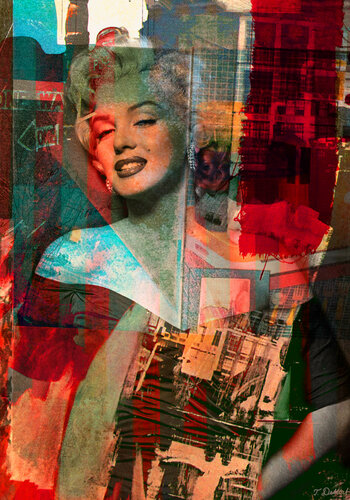 MARILYN MONROE IN NEW YORK de Thomas Dellert, Impresión a la venta en Singulart