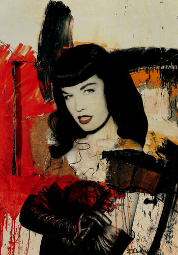 BETTIE PAGE de Thomas Dellert, Impresión a la venta en Singulart
