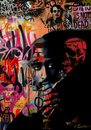 TUPAC SHAKUR de Thomas Dellert, Impresión a la venta en Singulart