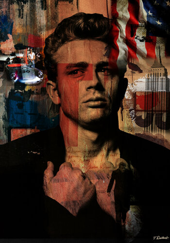 JAMES DEAN par Thomas Dellert, Édition en vente sur Singulart