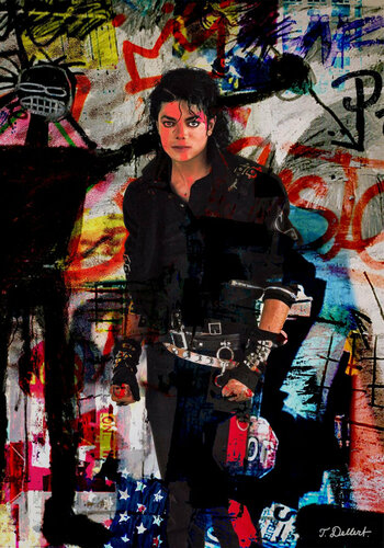 MICHAEL JACKSON Bad Boy by Thomas Dellert (2020) : Print
