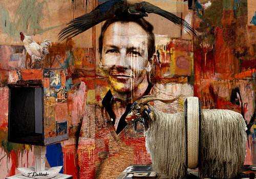 ROBERT RAUSCHENBERG par Thomas Dellert, Édition en vente sur Singulart