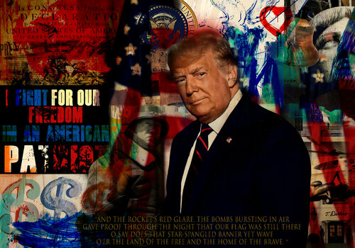 President DONALD J TRUMP par Thomas Dellert, Édition en vente sur Singulart