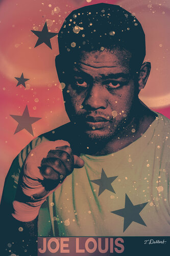 JOE LOUIS  Heavy weight Boxer par Thomas Dellert, Édition en vente sur Singulart