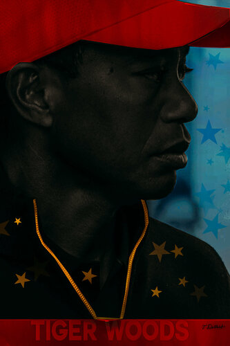 TIGER WOODS.    Golf Champion par Thomas Dellert, Édition en vente sur Singulart