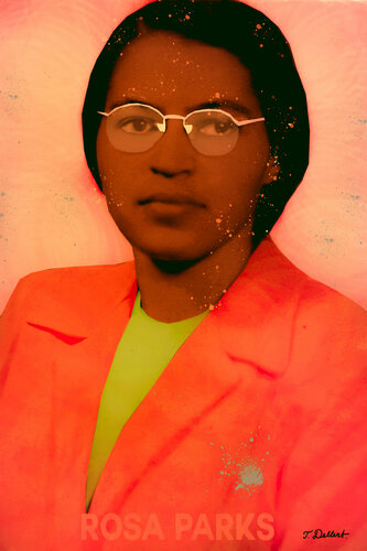 ROSA PARKS.          Civil rights fighter di Thomas Dellert, Stampa in vendita su Singulart