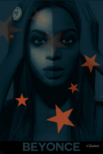 BEYONCE   singer by Thomas Dellert, 인쇄 for Sale on Singulart