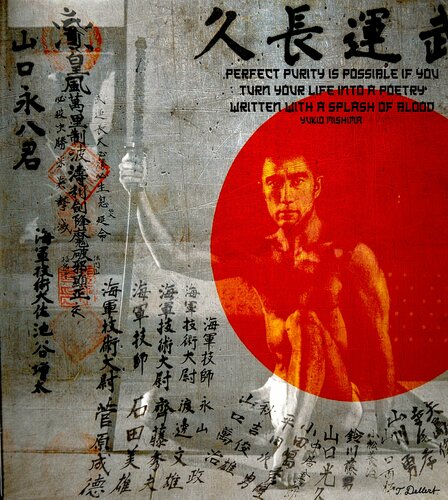 MISHIMA. The Deadly Poem di Thomas Dellert, Stampa in vendita su Singulart