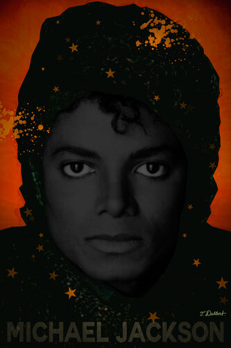 MICHAEL JECKSON von Thomas Dellert, Druck kaufen auf Singulart