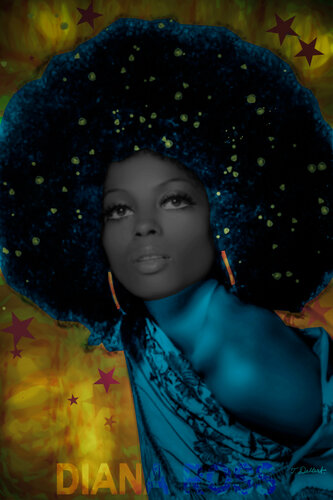 DIANA ROSS von Thomas Dellert, Druck kaufen auf Singulart
