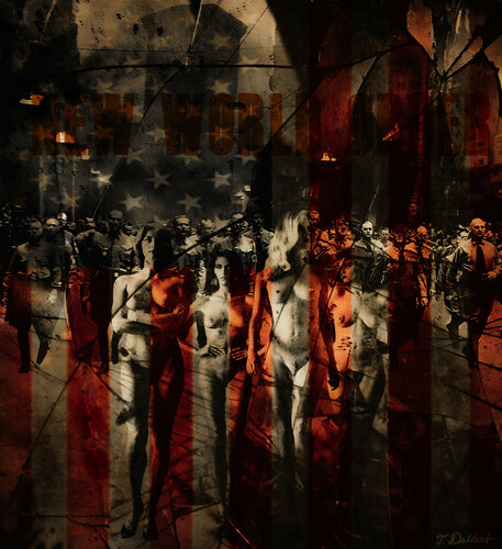 NAKED REVOLT AGAINST THE  NEW WORLD ORDER di Thomas Dellert, Fotografia in vendita su Singulart