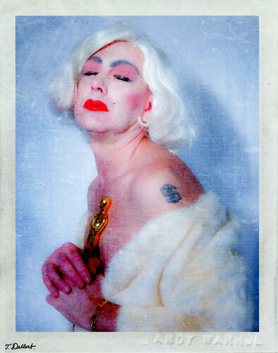 Dollar Drag Polaroid  " and the winner is " di Thomas Dellert, Fotografia in vendita su Singulart