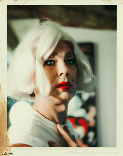 Dollar Drag Polaroid.  " read my lips " di Thomas Dellert, Fotografia in vendita su Singulart
