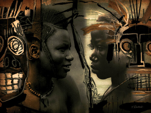 Face to Face   after Leni Riefenstahl Thomas Dellert