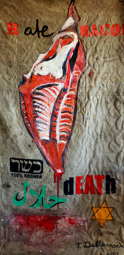 I H-ATE Bacon. par Thomas Dellert, Peinture en vente sur Singulart
