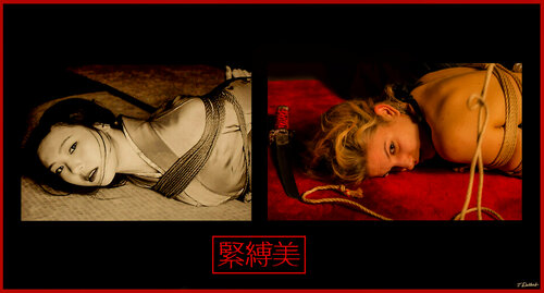 ARAKI versus DELLERT.    original  bondage photography by T Dellert di Thomas Dellert, Fotografia in vendita su Singulart