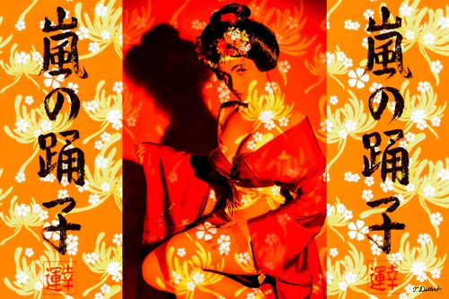 Satsuma Orange Geisha. Original photograph by Thomas Dellert di Thomas Dellert, Fotografia in vendita su Singulart