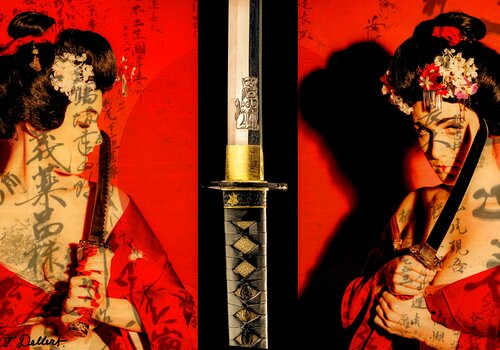 Deadly Geishas. Original photography by Thomas Dellert di Thomas Dellert, Fotografia in vendita su Singulart