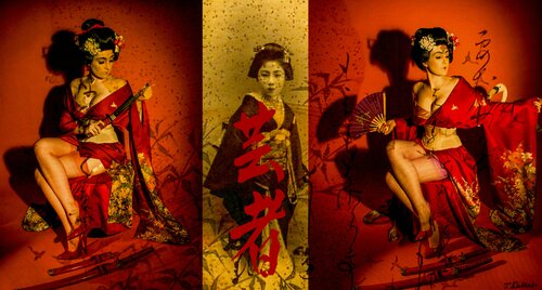 Satsuma Geishas. Original photography by Thomas Dellert par Thomas Dellert, Photographie en vente sur Singulart