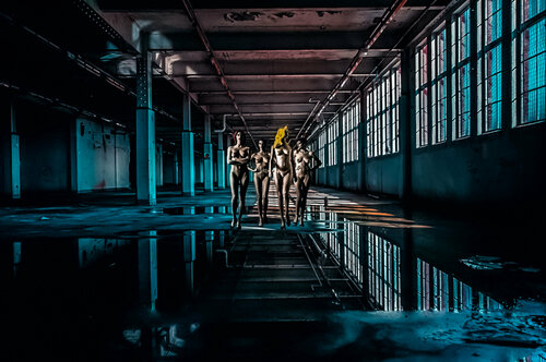 Naked in the Empty Factory Thomas Dellert