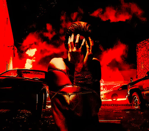 Naked in Hell de Thomas Dellert, Fotografía a la venta en Singulart
