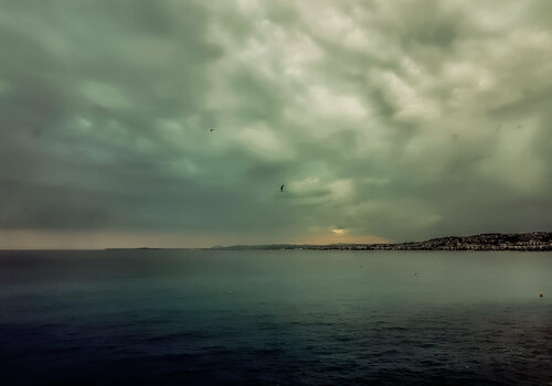 French coast line  Riviera van Thomas Dellert, Fotografie te koop op Singulart