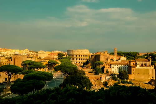 All roads lead to Rome par Thomas Dellert, Photographie en vente sur Singulart