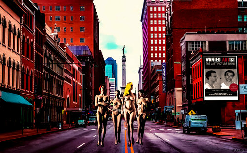 Naked in Art Manhattan par Thomas Dellert, Photographie en vente sur Singulart