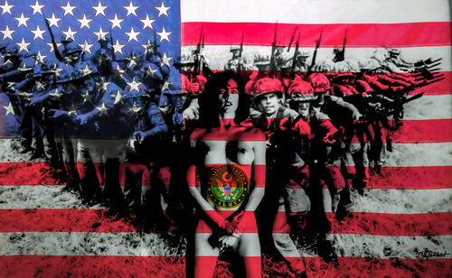 Naked in the US Army van Thomas Dellert, Fotografie te koop op Singulart