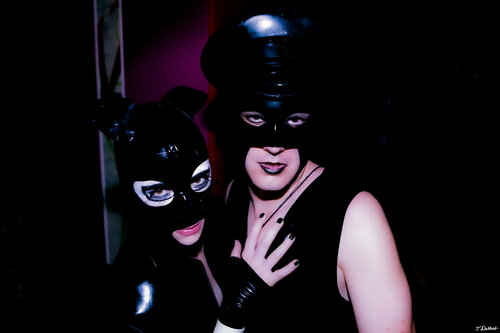 Rubber Fetish Mouse Couple.             ( Color version ) Thomas Dellert