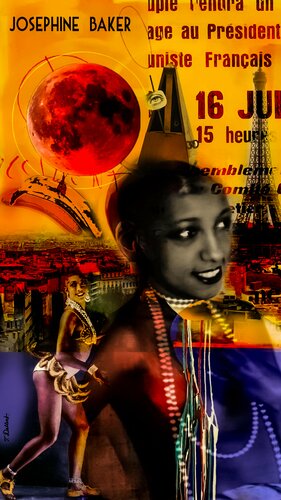 Josephine the Parisian  Artist par Thomas Dellert, Photographie en vente sur Singulart