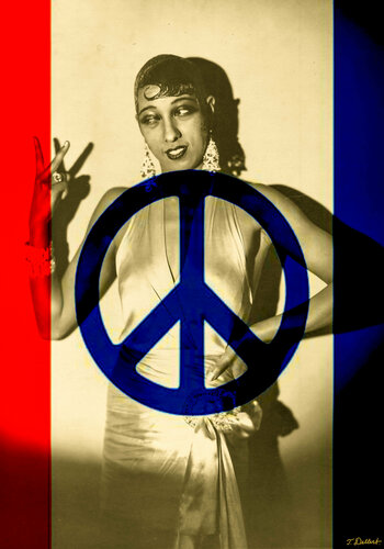 Joséphine pour la paix et la victoire sur le racisme par Thomas Dellert, Photographie en vente sur Singulart