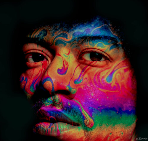 JIMI ROCK PORTRAIT  NR 7 von Thomas Dellert, Fotografie kaufen auf Singulart