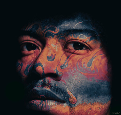JIMI ROCK PORTRAIT NR 4 von Thomas Dellert, Fotografie kaufen auf Singulart