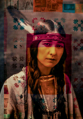 Native  American  Indian Squaw 2 par Thomas Dellert, Édition en vente sur Singulart