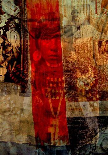 Native American Indian Girl par Thomas Dellert, Édition en vente sur Singulart